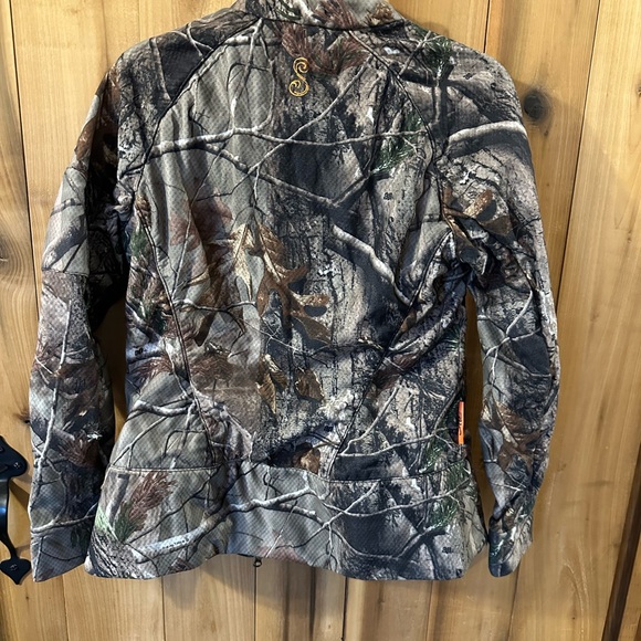 Women's Camouflage Utility Jacket - Picture 2 of 3